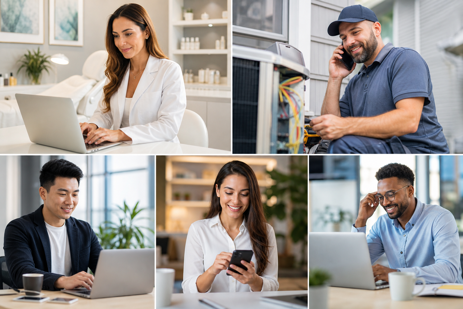 Customer Communication Automation dashboard helping a home service business manage leads and communications.